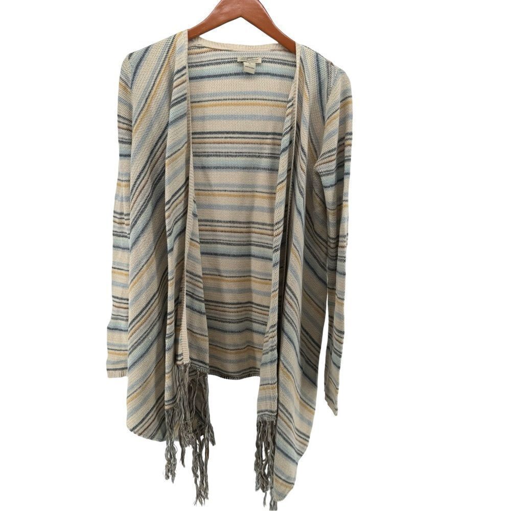 Lucky Brand Open Front Knit Sweater Size Medium Sku 17754